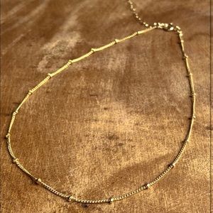 Satellite Chain Choker Boho Layering Gold Filled